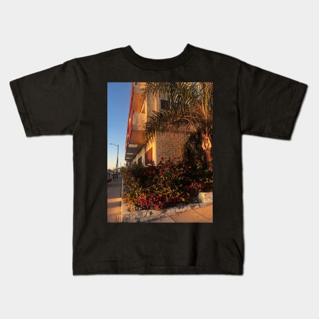 Golden Hour in Hermosa Beach, CA Kids T-Shirt by offdutyplaces